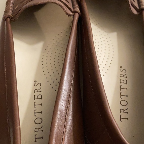 Trotters Sz 8N Francie brown leather loafer made in Brazil - Picture 4 of 9